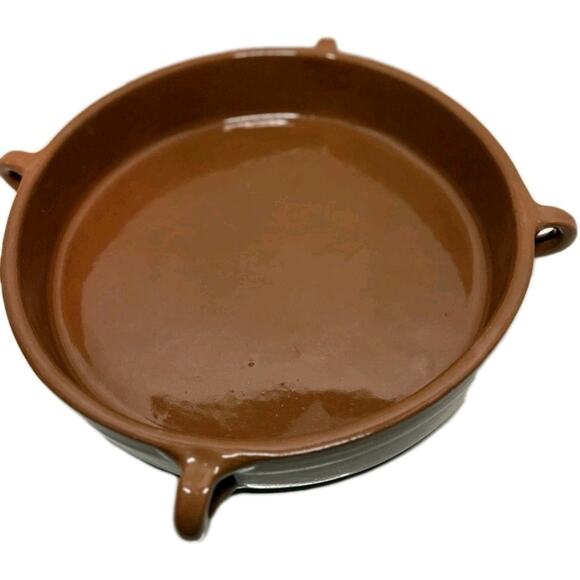 Earthenware Oven Proof Spanish Style Paella Dish 13" Diameter 3 Quart Capacity - Picture 4 of 4